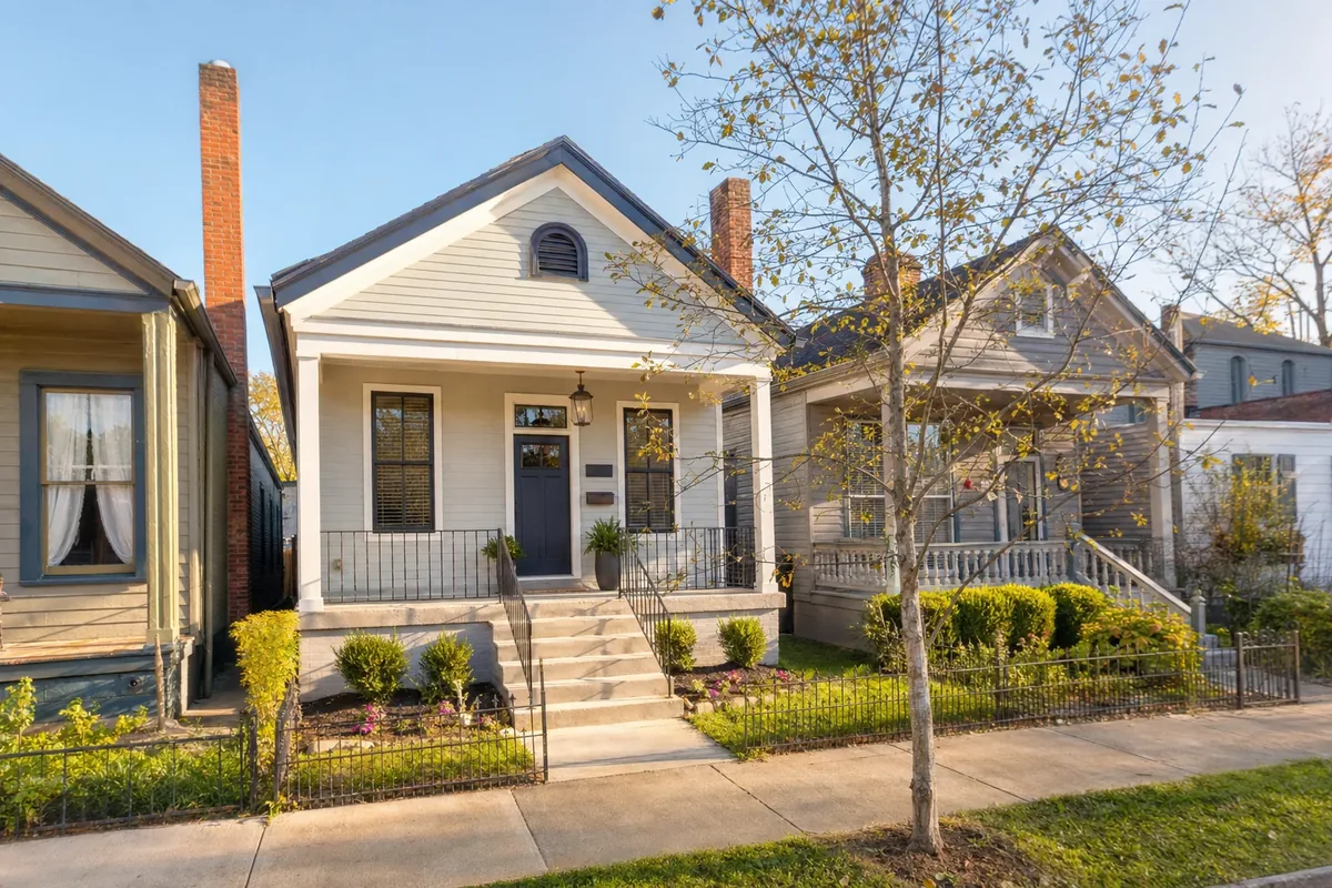 Historic shotgun house in the Germantown neighborhood of Louisville, Kentucky