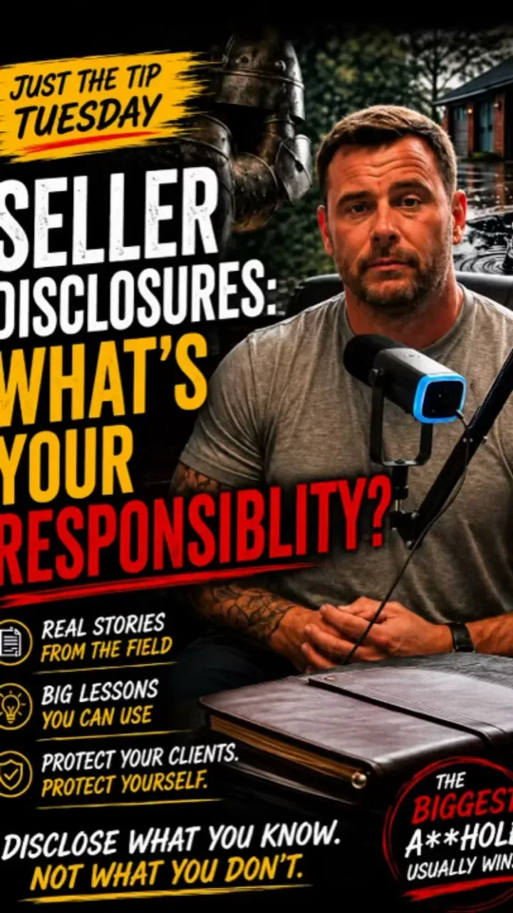 Just The Tip Tuesday — seller disclosure responsibilities